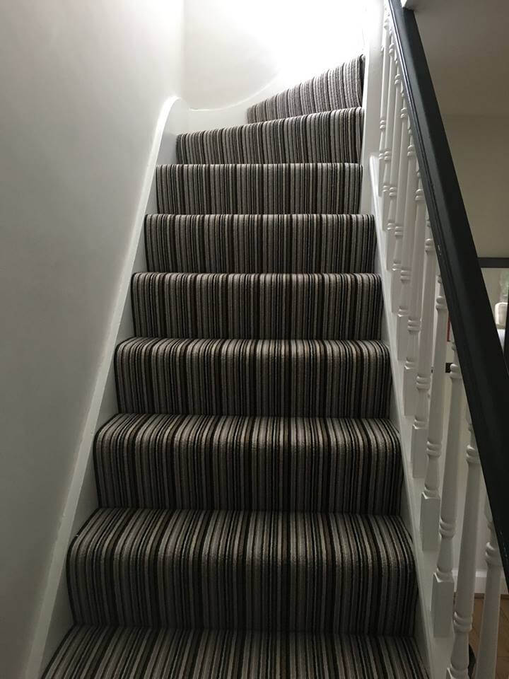 carpet & flooring installation on stairs